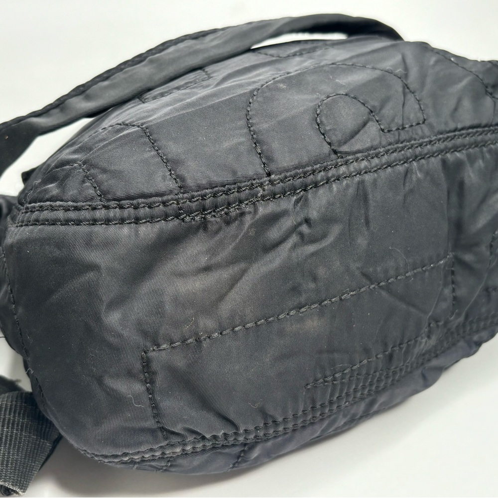 Marc By Marc Jacobs Signature Quilted Flap Over Black Nylon Crossbody purse bag - Picture 2 of 16